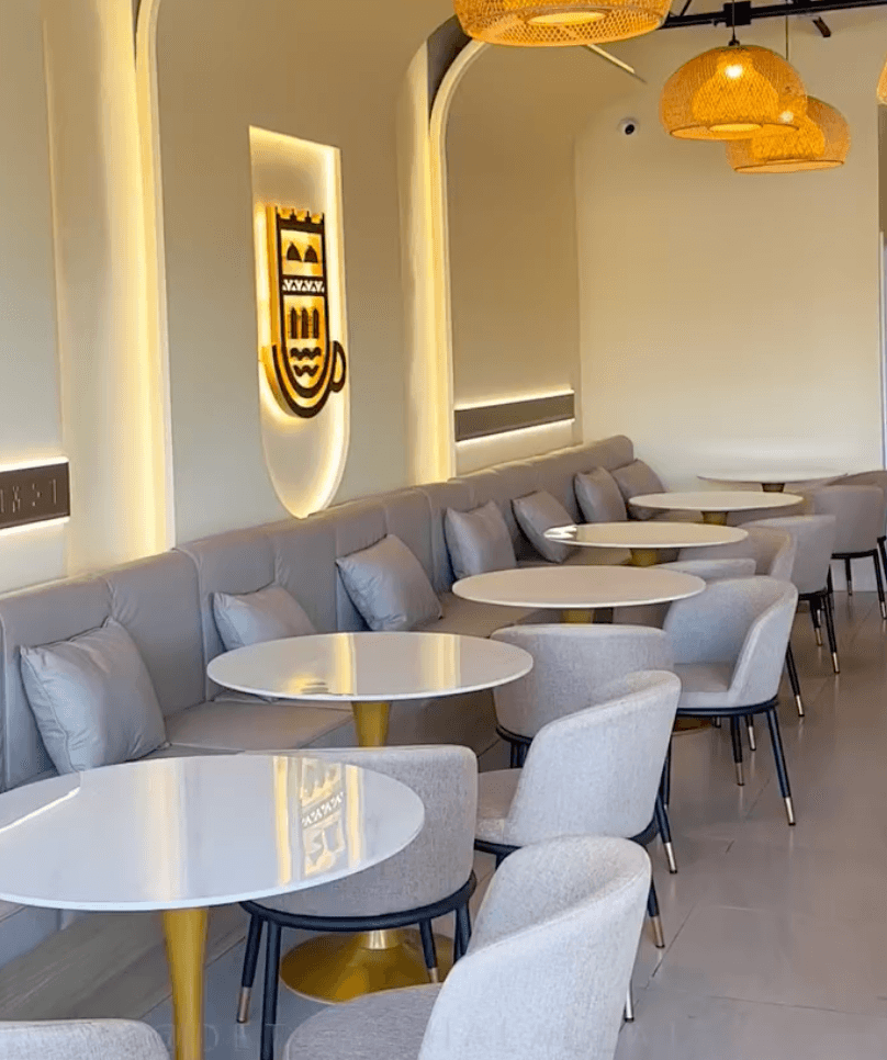 Atmosphere inside Finjan Cafe